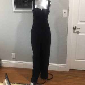 Black high waisted jumpsuit
